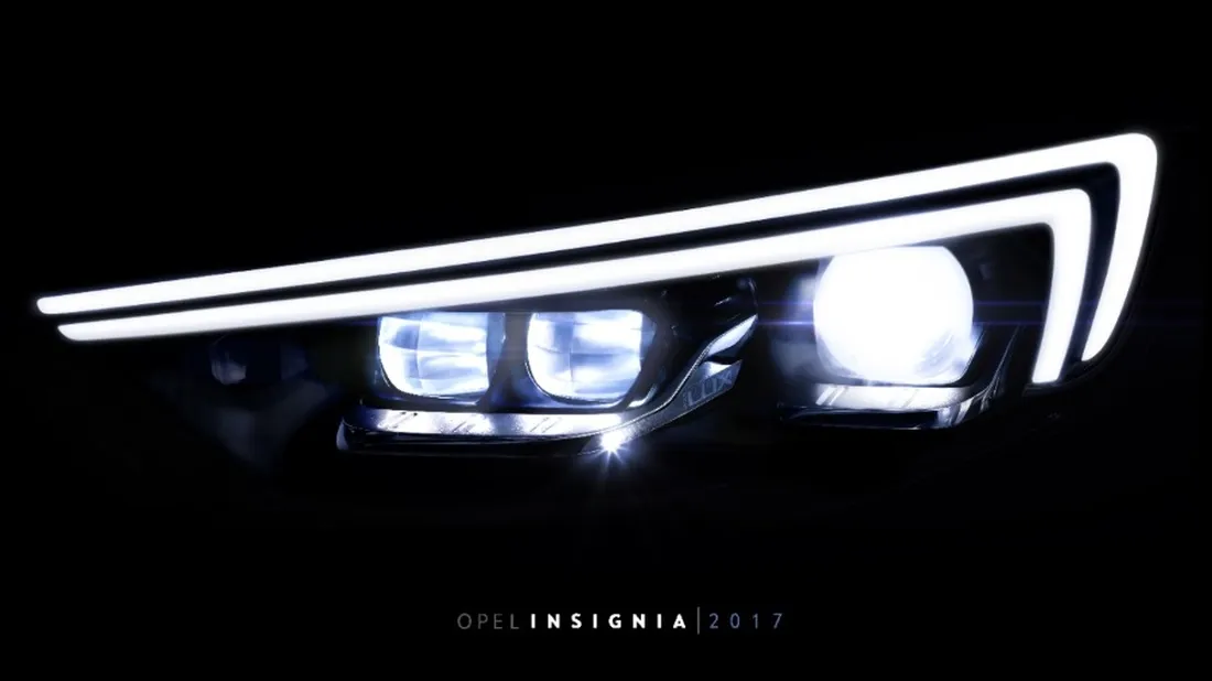 Opel comienza a destapar el Insignia mostrando sus nuevos faros IntelliLux LED
