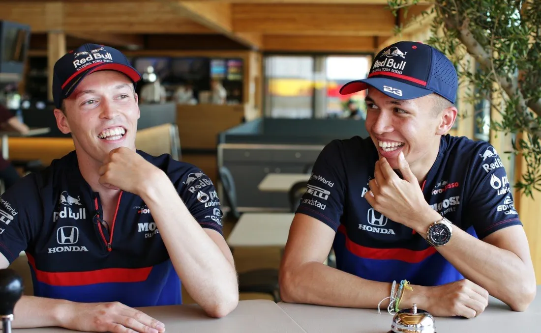 Tost pide a Red Bull que mantenga a Kvyat y Albon en Toro Rosso en 2020