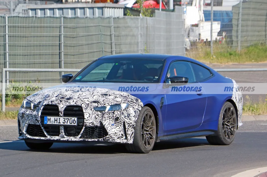 El revisado BMW M4 Facelift 2025 se pasea por los alrededores de Nürburgring en sus primeras pruebas
