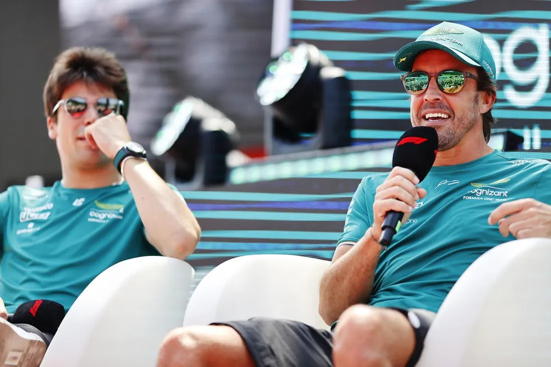 Fernando Alonso: «Lance Stroll y yo tenemos buena relación, no estamos luchando por el campeonato»