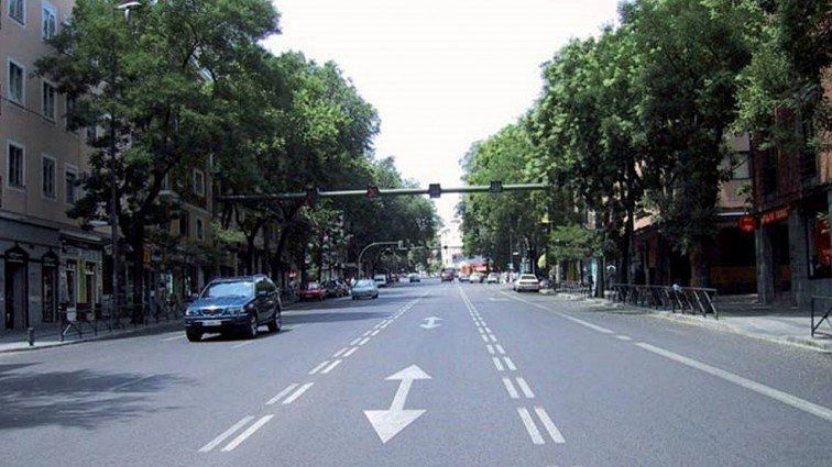Carril reversible