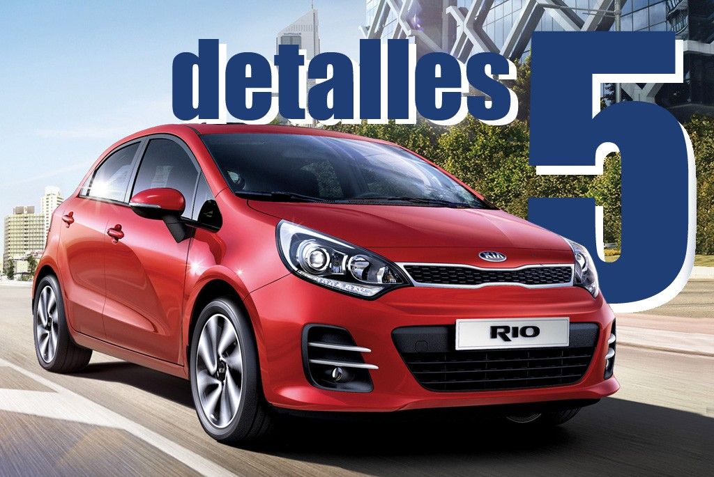 5 detalles que te enamorarán del Kia Rio 2015
