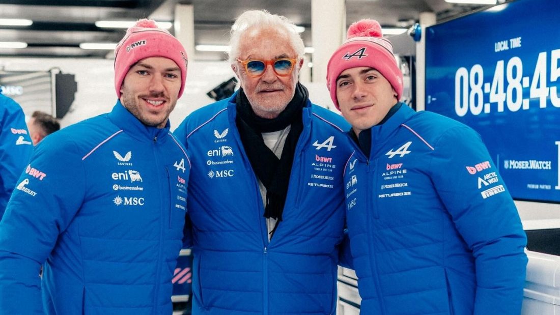 La lluvia y el frío invernal no impiden a Alpine y Racing Bulls ...