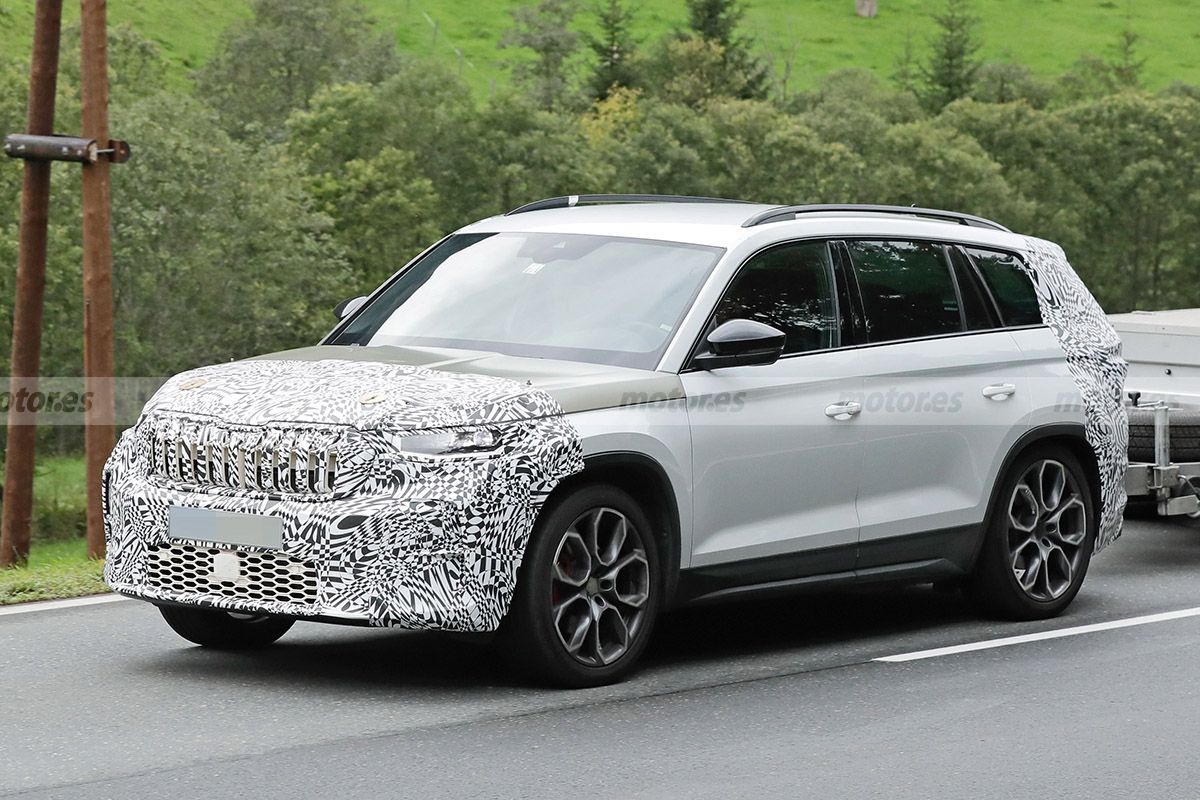Fotos espía del nuevo Skoda Kodiaq 2024