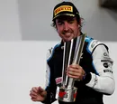 Alonso vuelve al podio 7 años después: «¡JAJAJA, Olé, Olé!»