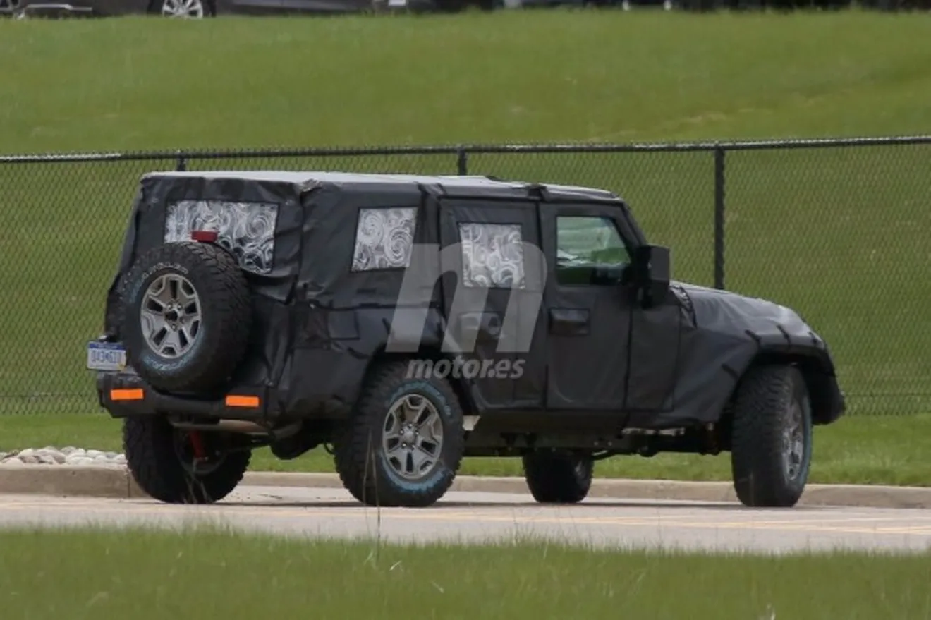 Jeep Wrangler 2018 - foto espía