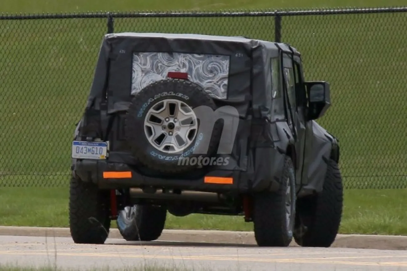 Jeep Wrangler 2018 - foto espía