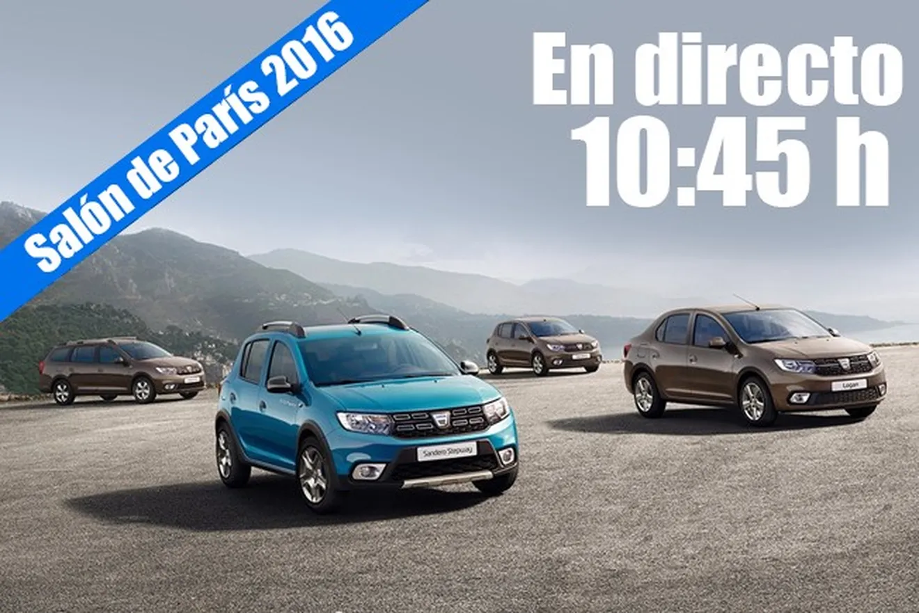 Salón de París 2016 - rueda de prensa de Dacia