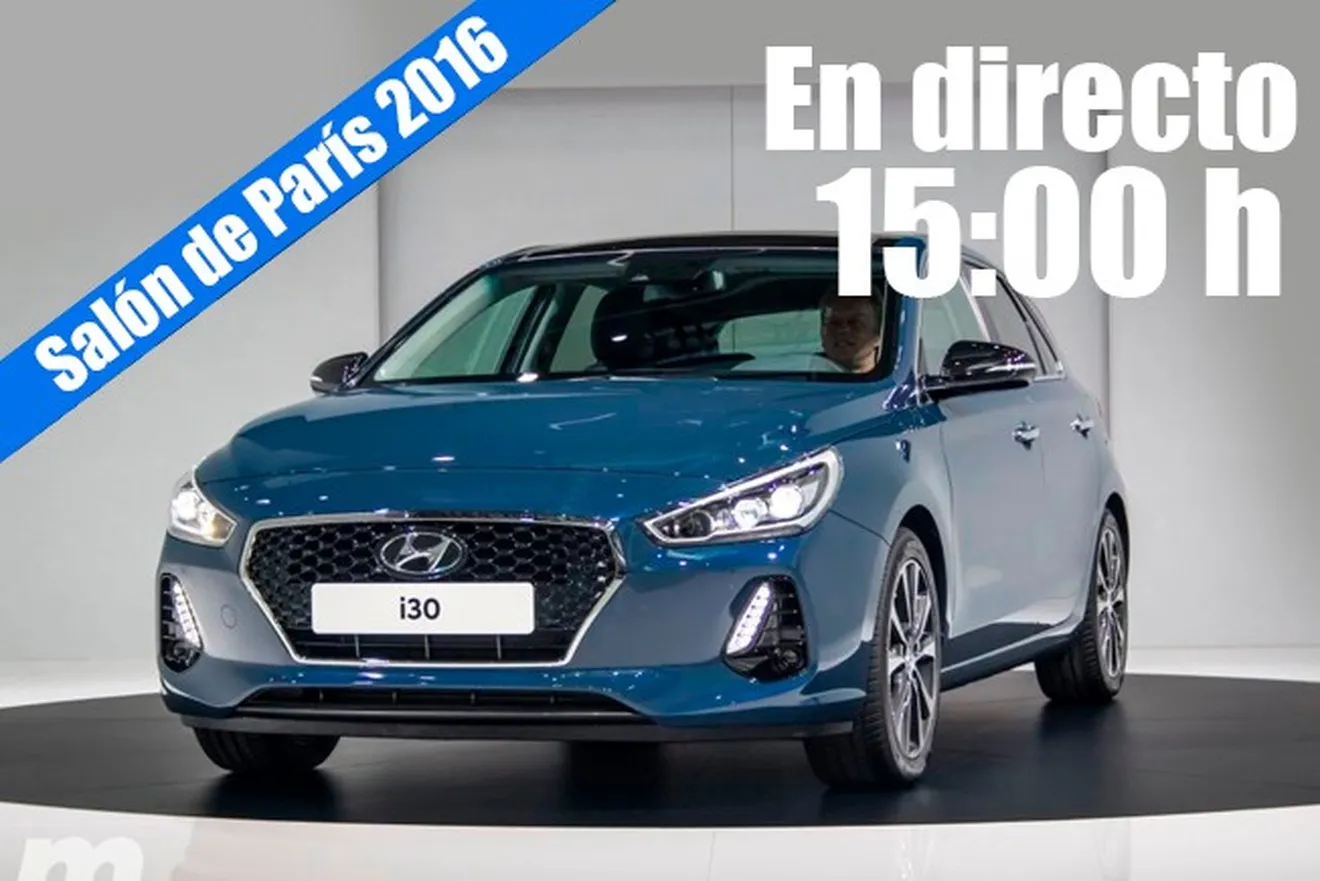 Salón de París 2016 - presentación de Hyundai en directo