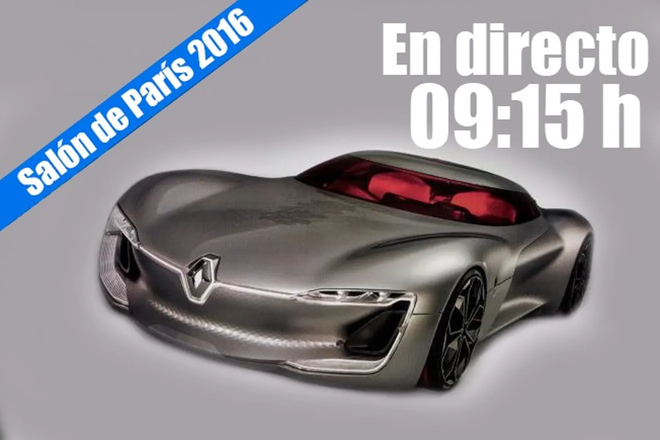 Salón de París 2016: rueda de prensa de Renault en directo