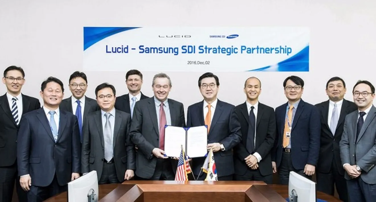 Lucid Motors y Samsung SDI