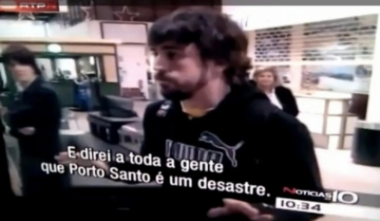 Alonso cabrea a los portugueses durante sus vacaciones