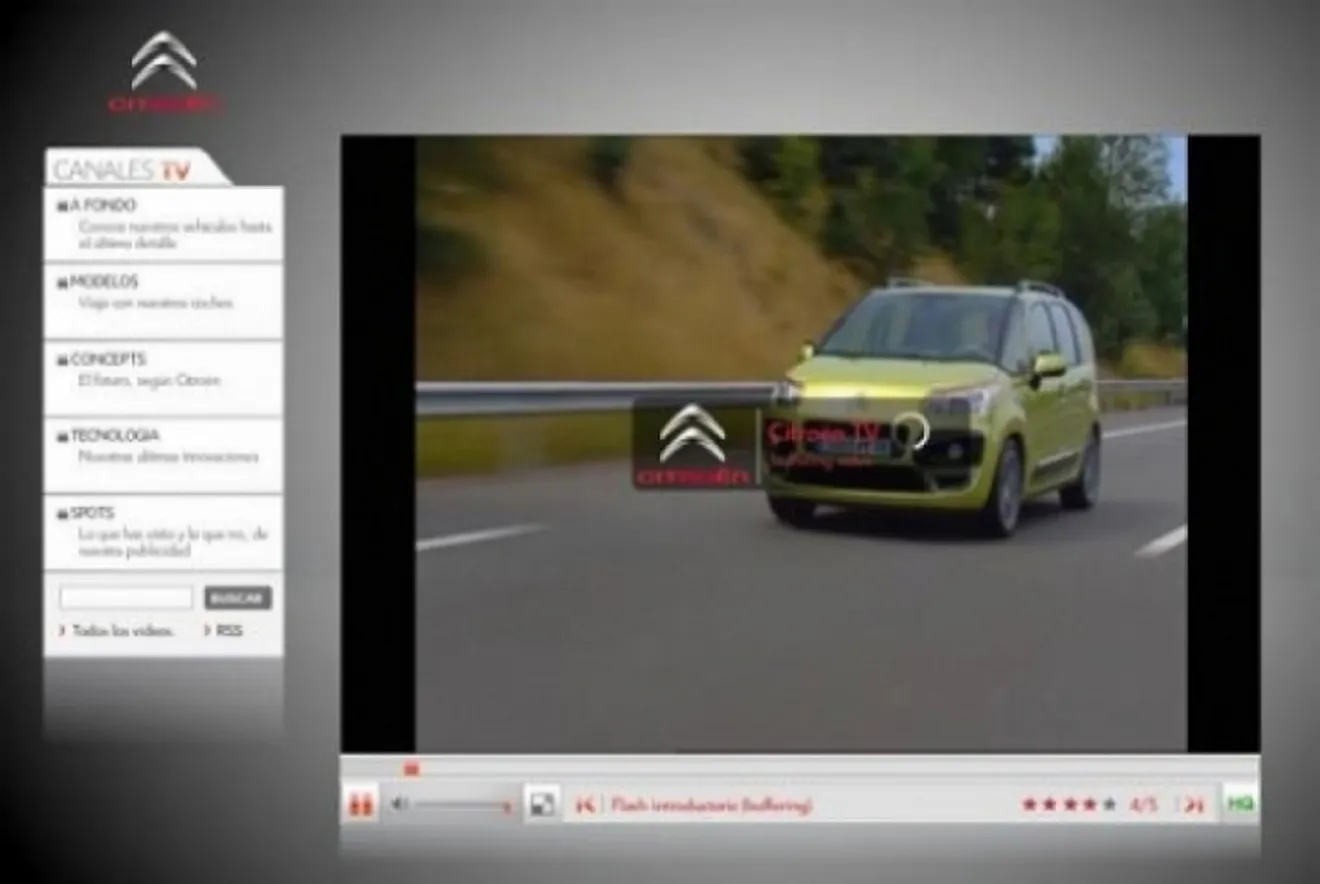Citroën y su canal de televisión en Internet