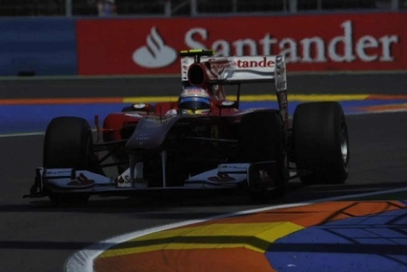 Ferrari con nuevo difusor en Spa