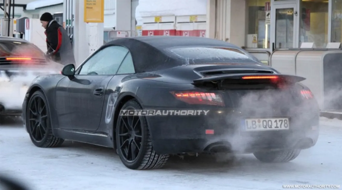 Fotos y video espías del futuro Porsche 911 2012