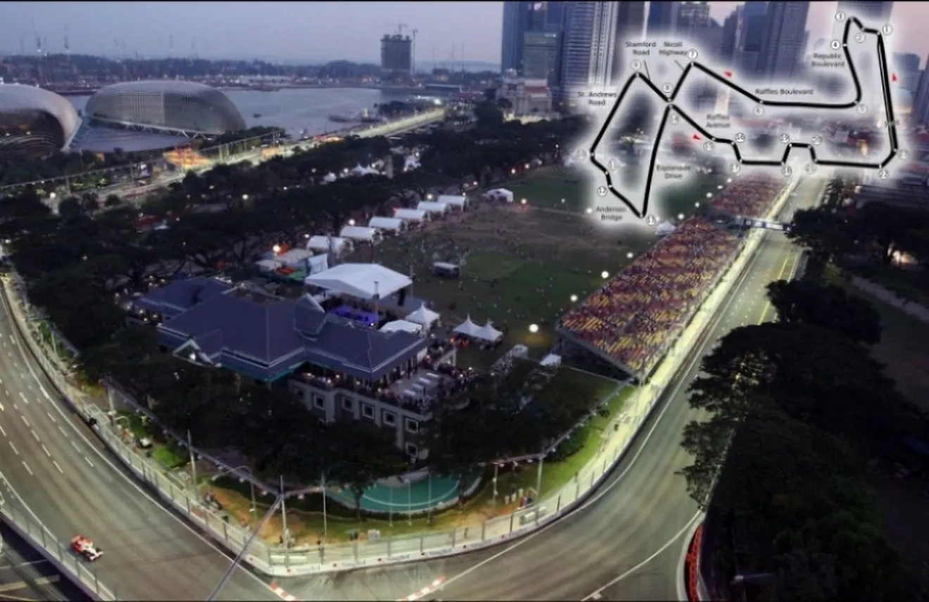 GP Singapur, Agenda de eventos y datos del circuito