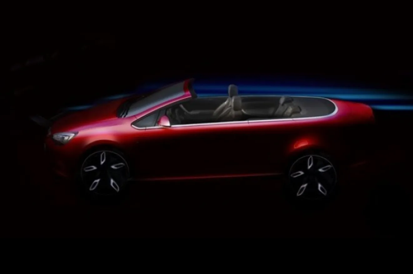 Imagen del boceto del próximo Opel Astra Cabrio