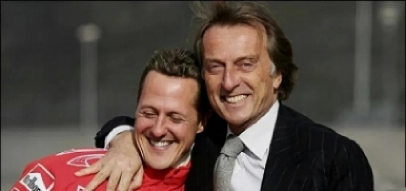 Montezemolo y Schumacher