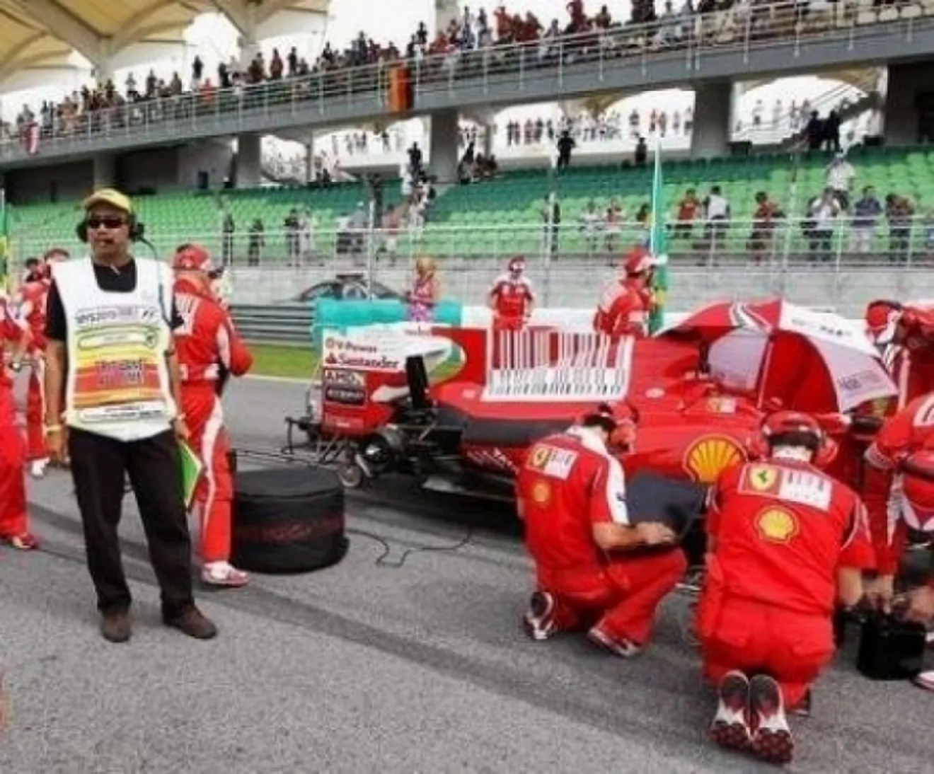 Motores Ferrari: problema aparentemente localizado