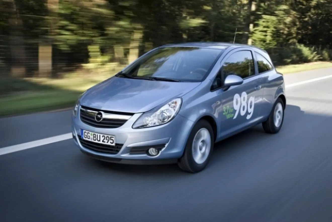 Opel Corsa 2010 ecoFlex, menor consumo y emisiones