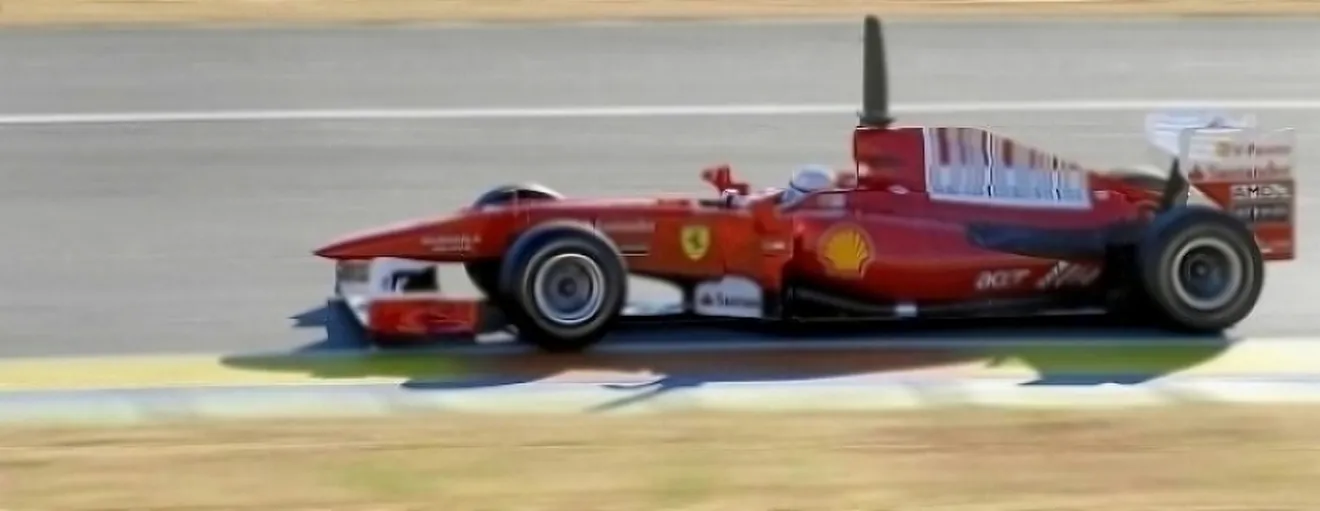 Primeras imágenes de Alonso pilotando el Ferrari F10