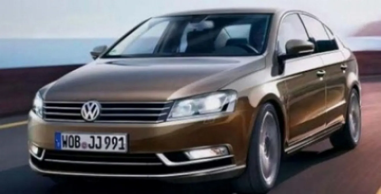 Volkswagen Passat 2012, otra imagen filtrada marca el comienzo de su presentación