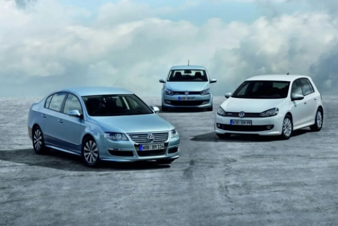 Volkswagen Polo, Passat y Golf BlueMotion se presentan en Frankfurt y a la venta en otoño
