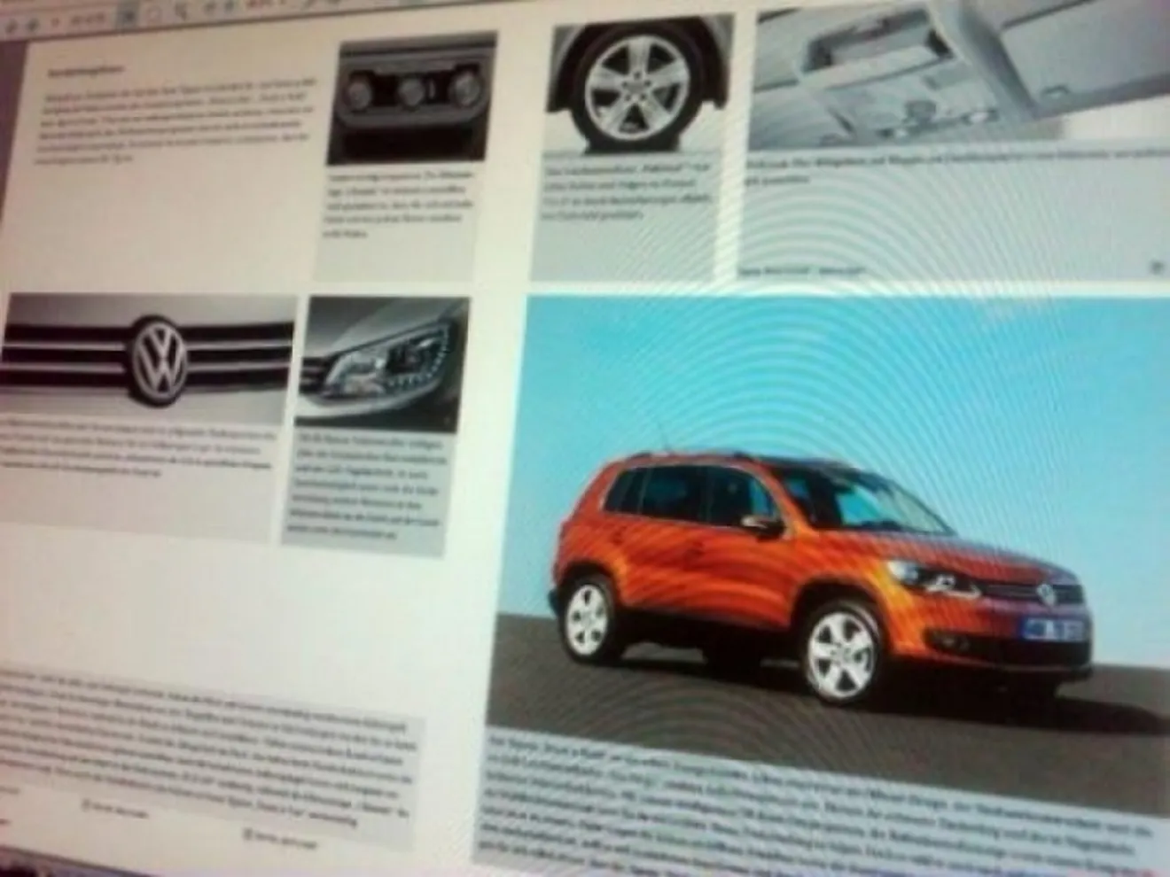 Volkswagen Tiguan 2011 imagen filtrada