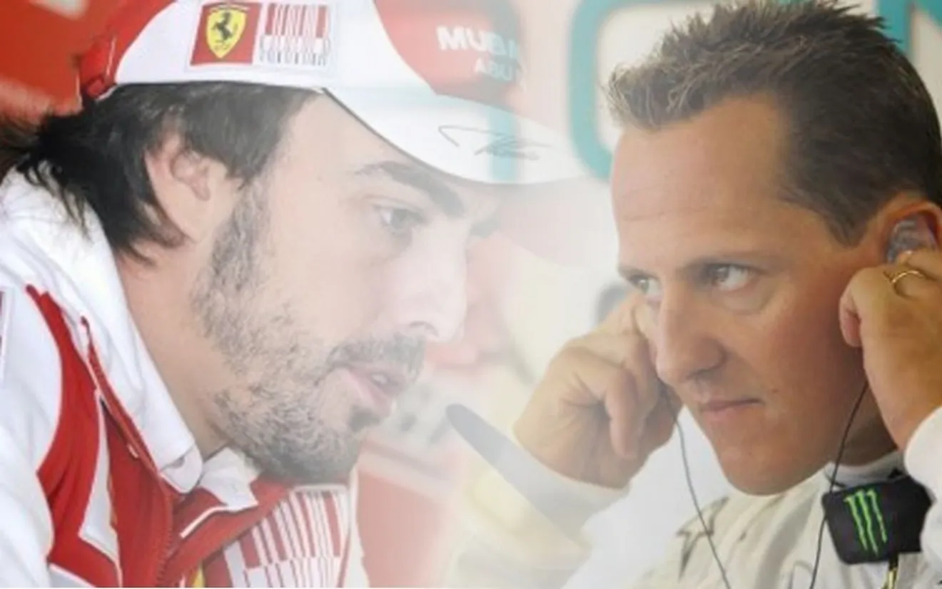 Alonso apoya a Schumacher: Si él tuviera un buen coche