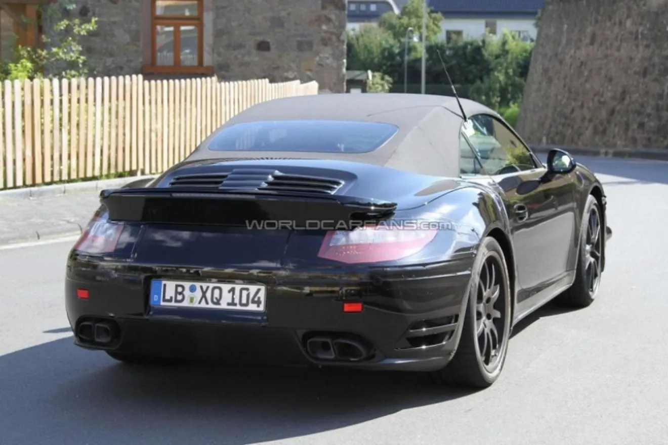 Fotos espía: Porsche 911 Cabrio 2012