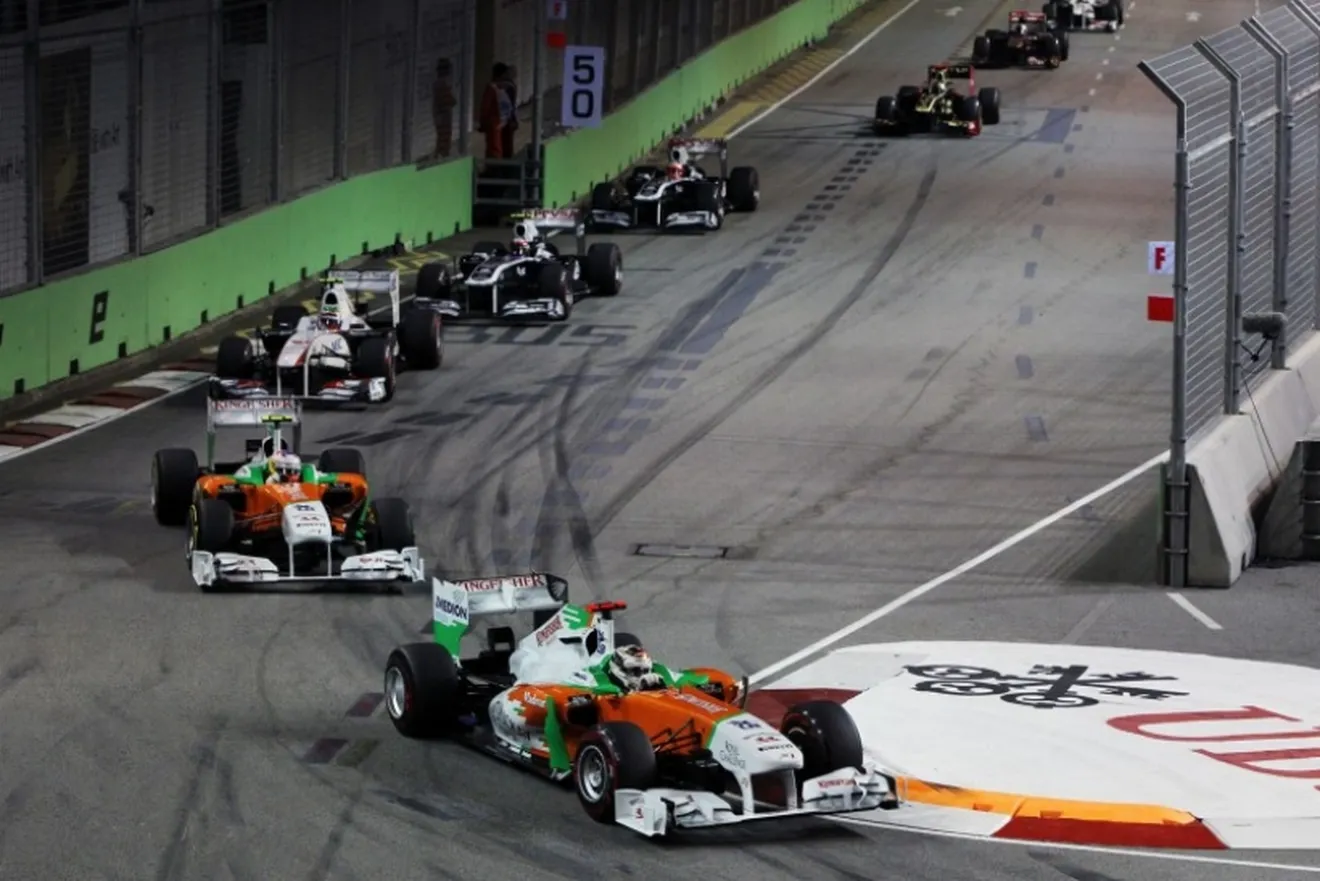 Force India de celebración: Los dos coches logran puntuar