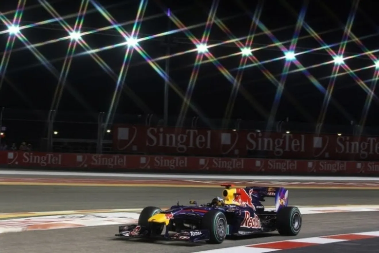Singapur: Vettel piensa en la victoria, no en el título
