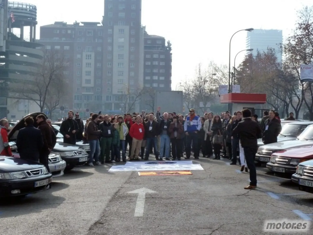 Concentración de apoyo a Saab en Madrid: “We are many, we are Saab”
