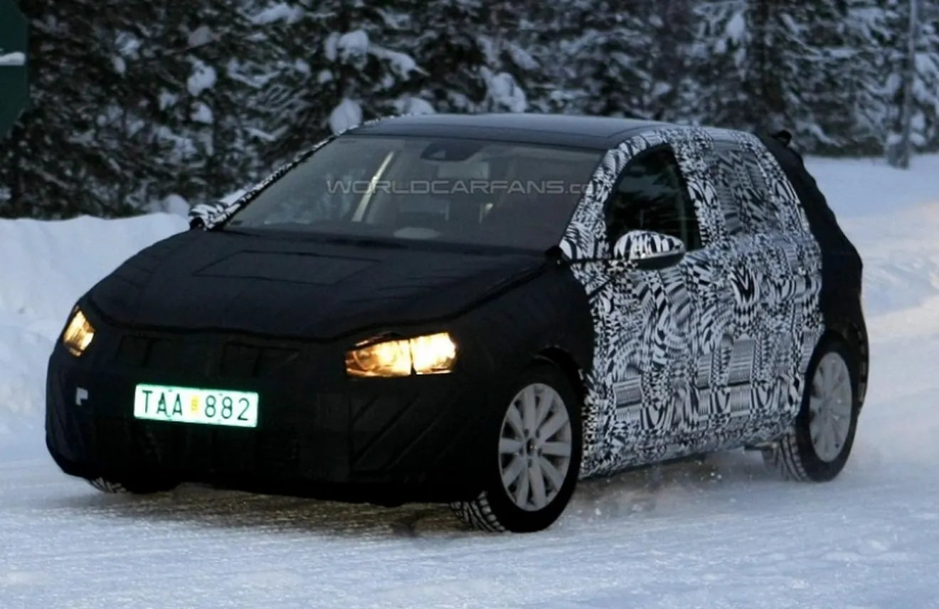 Fotos espía: Volkswagen Golf VII en pruebas de invierno