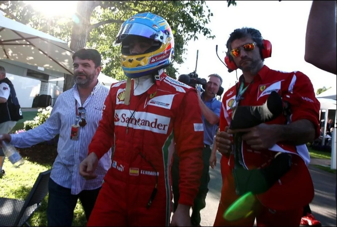Fernando Alonso en el Gran Premio de Australia