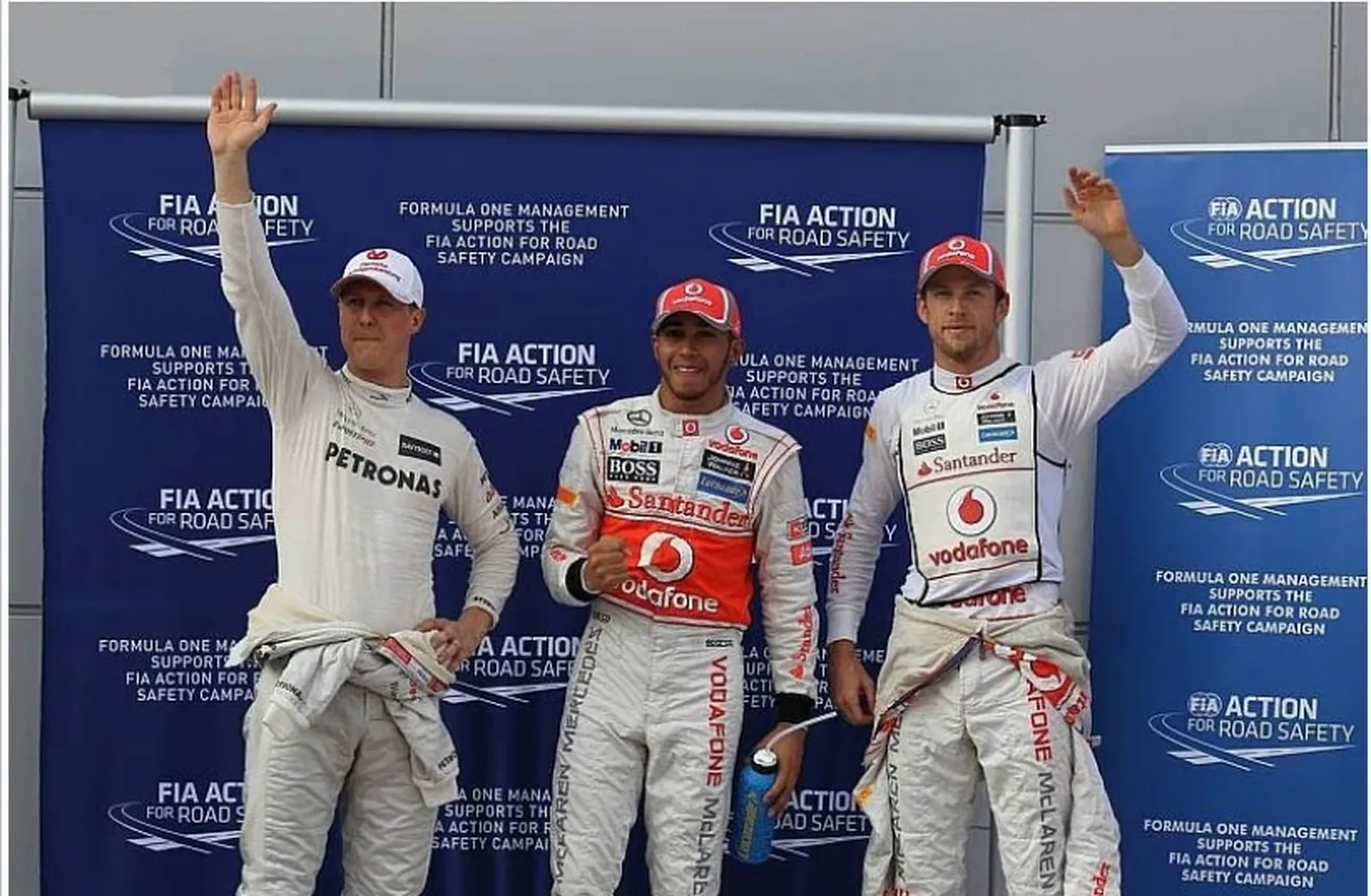Malasia: Pole estratosférica de Hamilton, Schumacher saldrá tercero