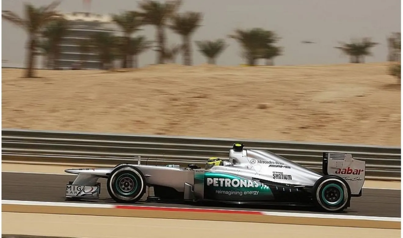 GP Bahrein 2012, Libres 2: Rosberg el más rápido
