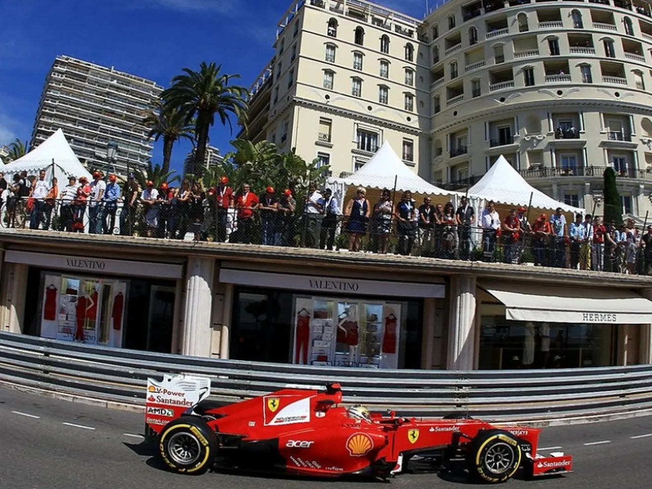 GP Mónaco 2012, Libres 1: Alonso el más rápido pero antes de tiempo