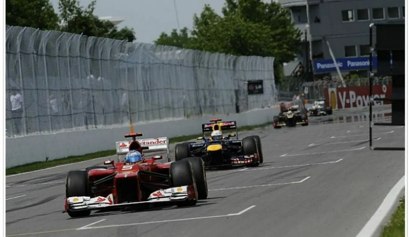 Fernando Alonso en el Gran Premio de Canadá