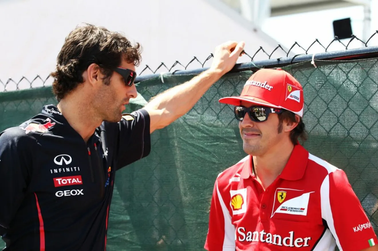 Webber y Alonso