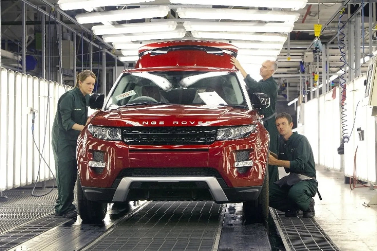 La fábrica de Land Rover en Halewood, a pleno rendimiento para satisfacer la demanda del Evoque