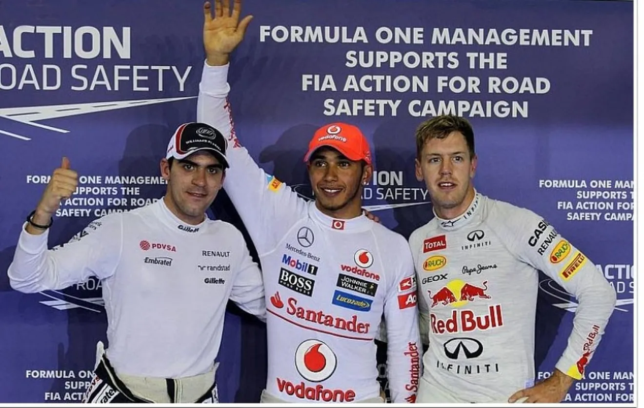 Hamilton logra una pole estratosférica a medio segundo de Vettel