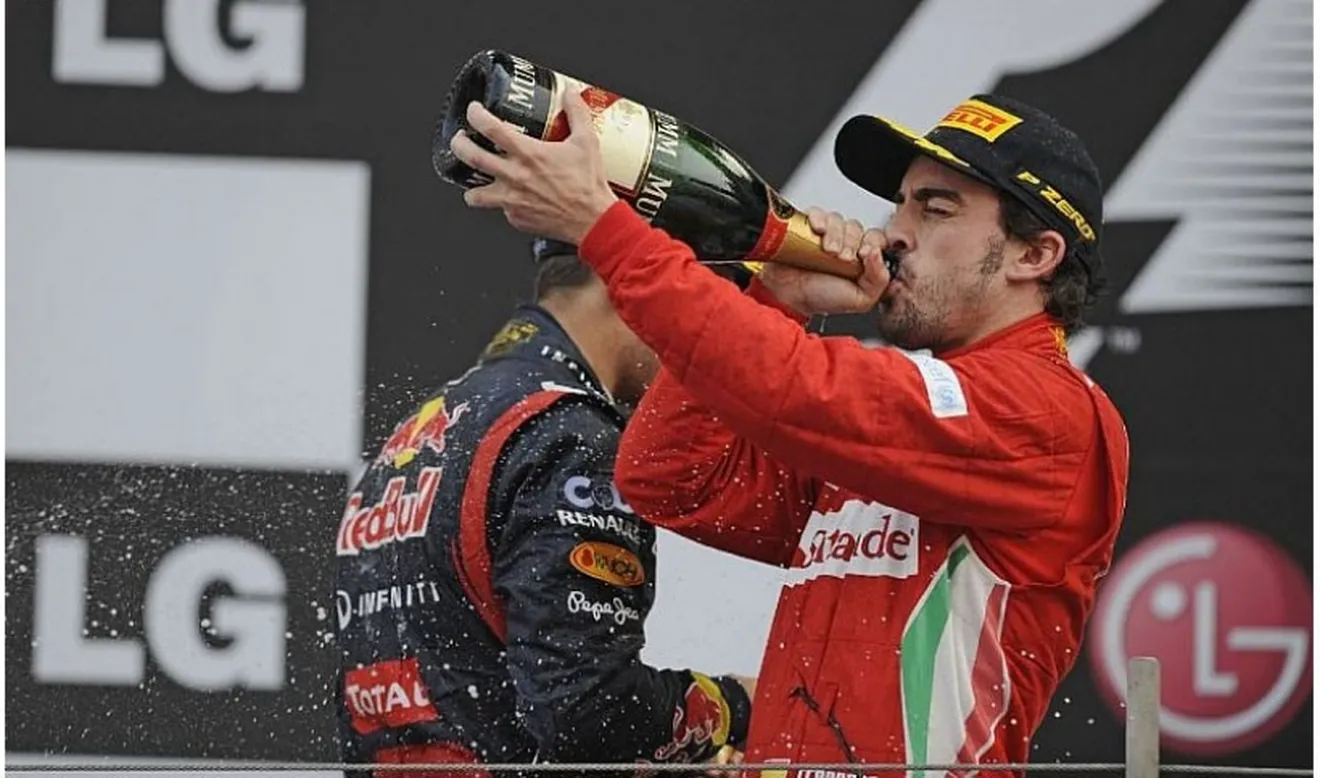Fernando Alonso satisfecho con la carrera de ayer