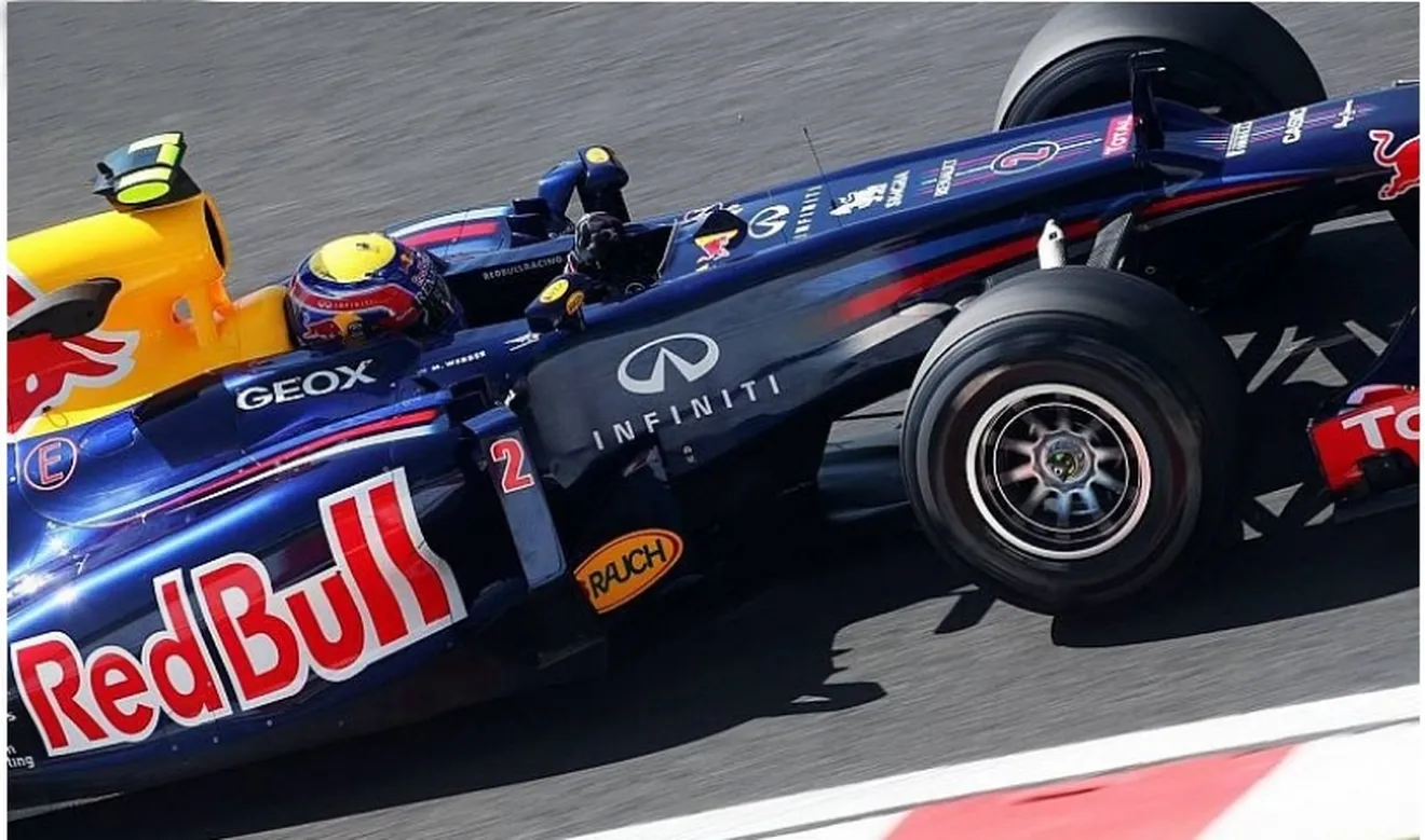 Mark Webber logra el tiempo más rápido de la jornada