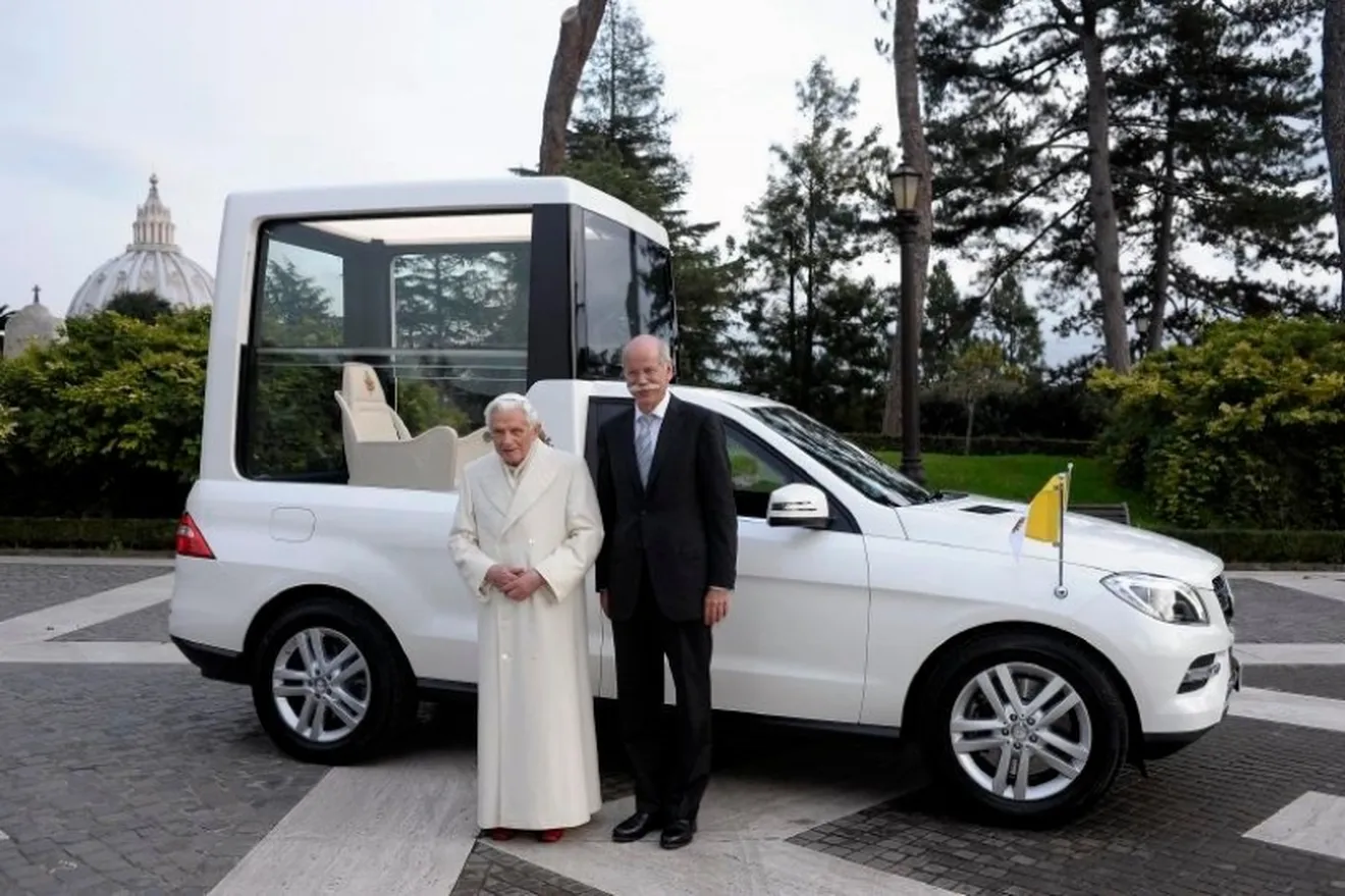 El Papa Benedicto estrena un Mercedes-Benz ML