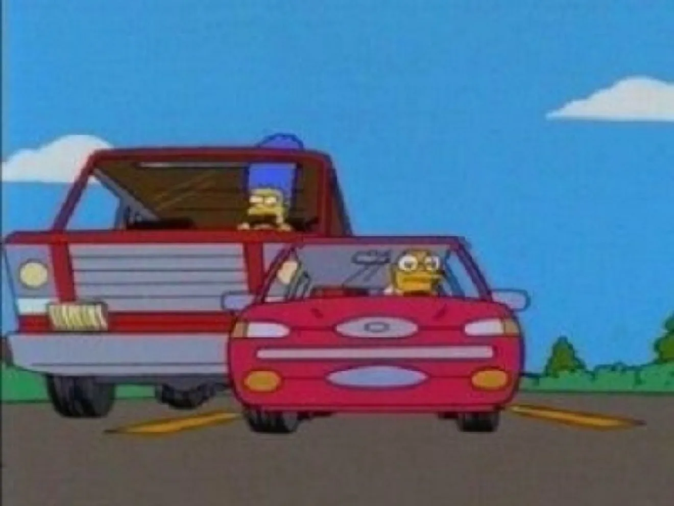 Los coches de Los Simpson
