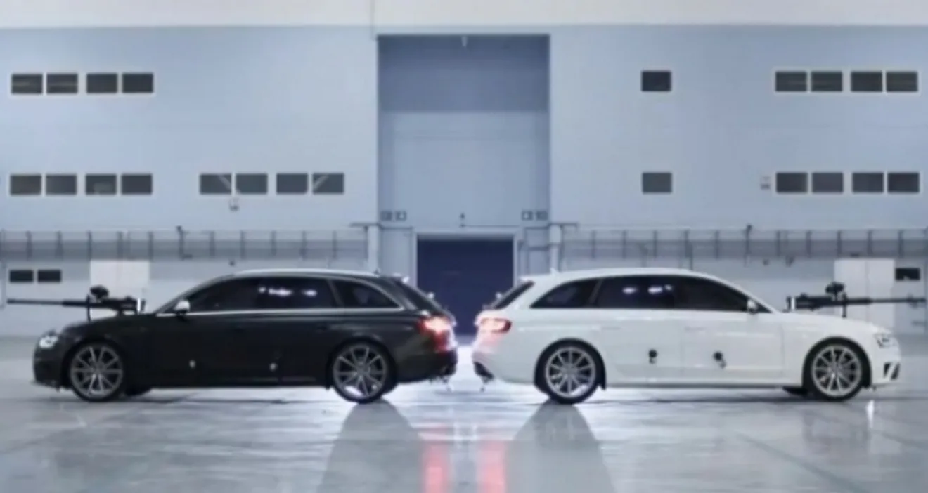 Vídeo: Dos Audi se retan a paintball