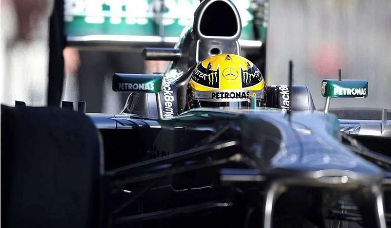 Lewis Hamilton, satisfecho con los progresos del F1 W04