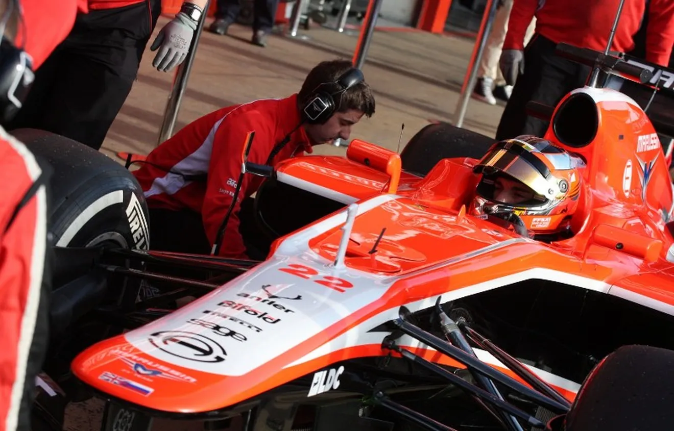 Jules Bianchi, impresionado con el progreso de Marussia