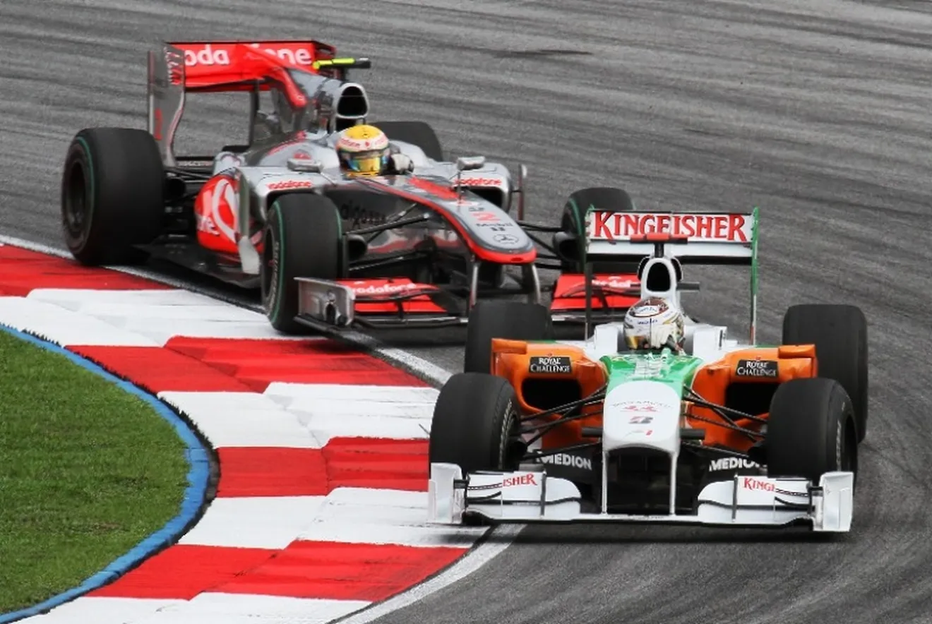 Lewis Hamilton: ''Recé por la vuelta de Sutil''